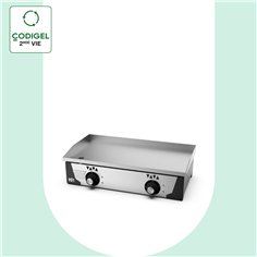 Plancha électrique 15 mm - Revêtement chrome