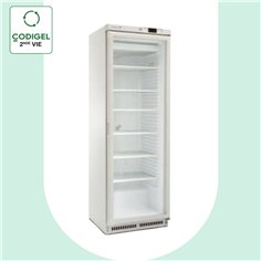 Armoire Série 430 Positive 1 porte - Extérieur blanc -Porte vitrée