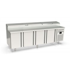 Meuble de préparation 800 positif - 4 portes
