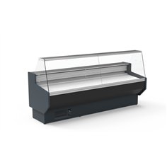 Vitrine horizontale positive prof 800 avec étagère