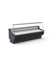 Vitrine horizontale positive prof 800 avec étagère