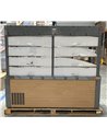 Meuble avec cuve + vitrine réfrigérée 3 niveaux