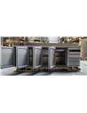 Meuble 700 positif S-Line - 4 portes pleines