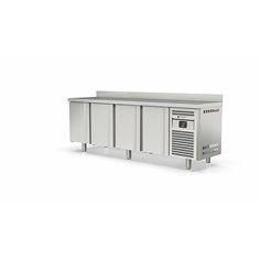 Meuble avec évier 600 positif - 4 portes pleines
