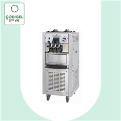 Machine à glaces soft et frozen yogurts - Sur roulettes - Débits intensifs - 2 parfums + panachage - 2 x 12 L