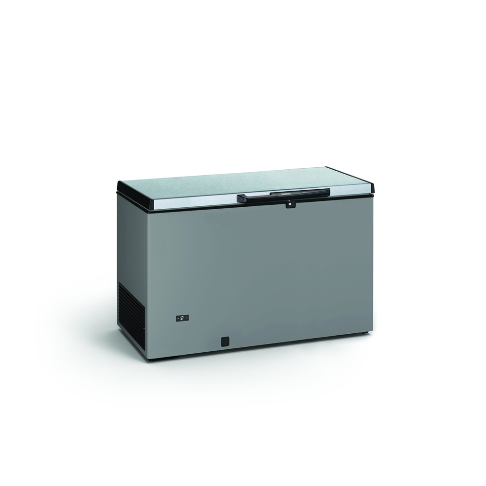 Congélateurs horizontale couvercle battant - Inox - 349L