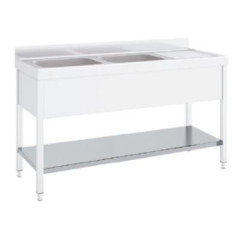Etagère pour table ou plonge inox - 1000 x 550