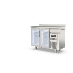 Arrière bar 600 positif S-Line - 2 portes vitrées