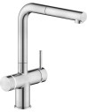 Robinet 5 voies - Eau froide + tempéré + chaude + gazeuse