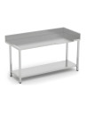Tables en angle entrée / sortie lave-vaisselle - Avec étagère