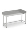 Tables en angle entrée / sortie lave-vaisselle - Avec renfort