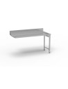 Table entrée/sortie - Accroche droite - SANS bac - Sans étagère - Longueur 1600 mm