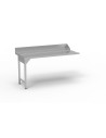 Table entrée/sortie - Accroche droite - SANS bac - Sans étagère - Longueur 1600 mm