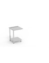 Table entrée/sortie - Accroche droite ou gauche - SANS bac - Sans étagère - Longueur 600 mm