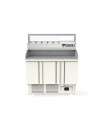 Meuble pizza compact 700 positif - 3 portes
