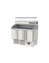 Meuble pizza compact 700 positif - 3 portes