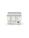 Meuble saladette 700 positif - 3 portes