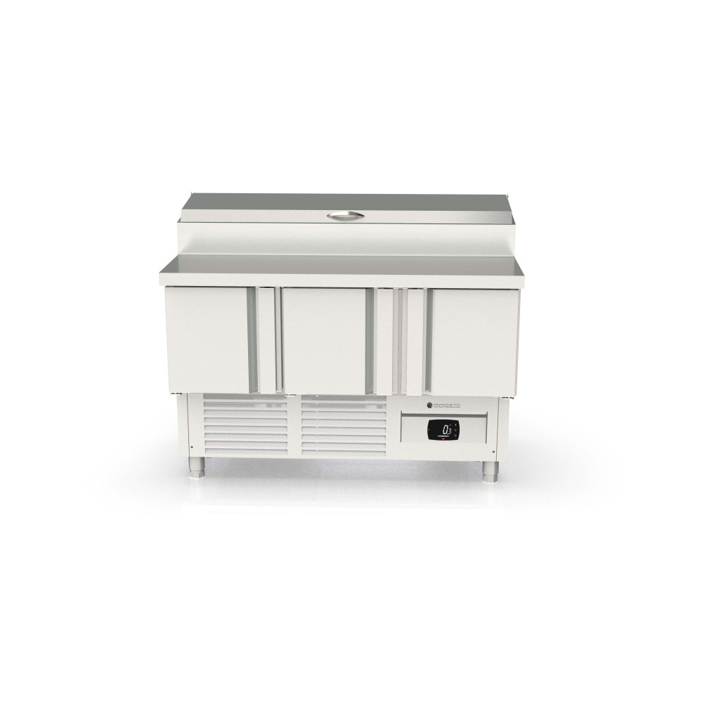 Meuble saladette 700 positif - 3 portes
