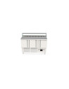 Meuble saladette 700 positif - 3 portes