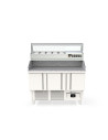 Meuble pizza compact 700 positif - 3 portes