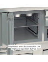 Meuble pizza compact 700 positif - 3 portes