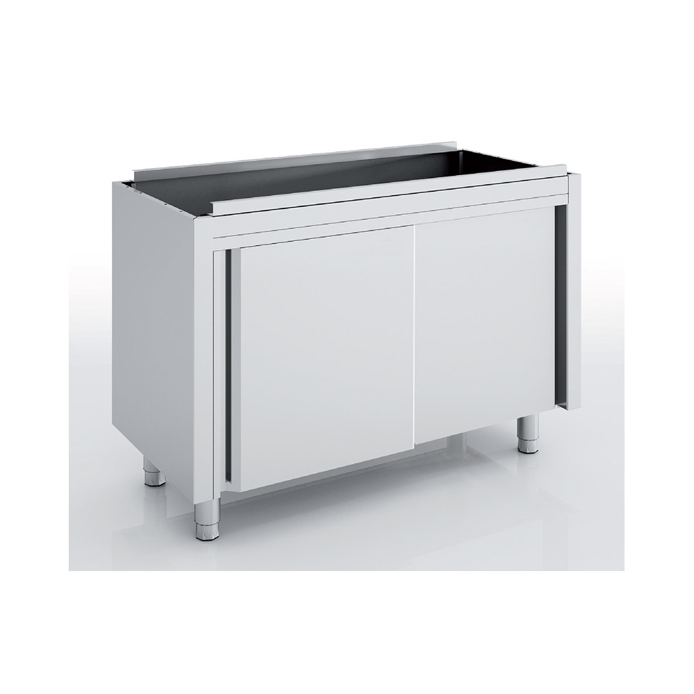 Meuble neutre fermé série 600 - Meuble sans dessus - 1600 x 600