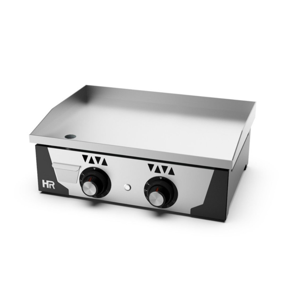 Plancha gaz 15 mm - Revêtement chrome