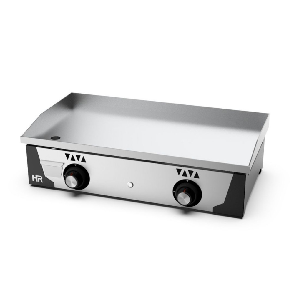 Plancha gaz 15 mm - Revêtement chrome