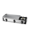 Plancha gaz - Acier rectifié 15 mm + réchaud