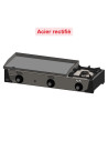 Plancha gaz - Acier rectifié 15 mm + réchaud