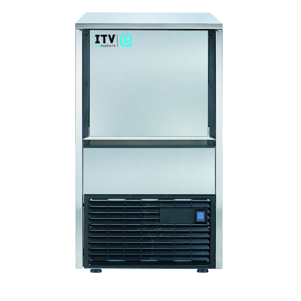 Machine à glaçons à palettes - Prod. (24H): 34kg -  Glaçons creux 20 g