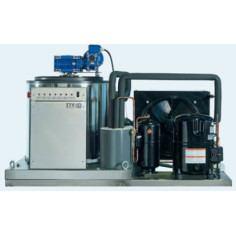 Machine à écailles - Prod. (24H): +/- 1000kg -  Glace à écailles (1,5 - 2,2mm)