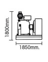 Machine à écailles SPLIT - Prod. (24H): +/- 10000kg  - Glace à écailles (1,5 - 2,2mm)