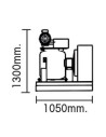 Machine à écailles SPLIT - Prod. (24H): +/- 3000kg  - Glace à écailles (1,5 - 2,2mm)