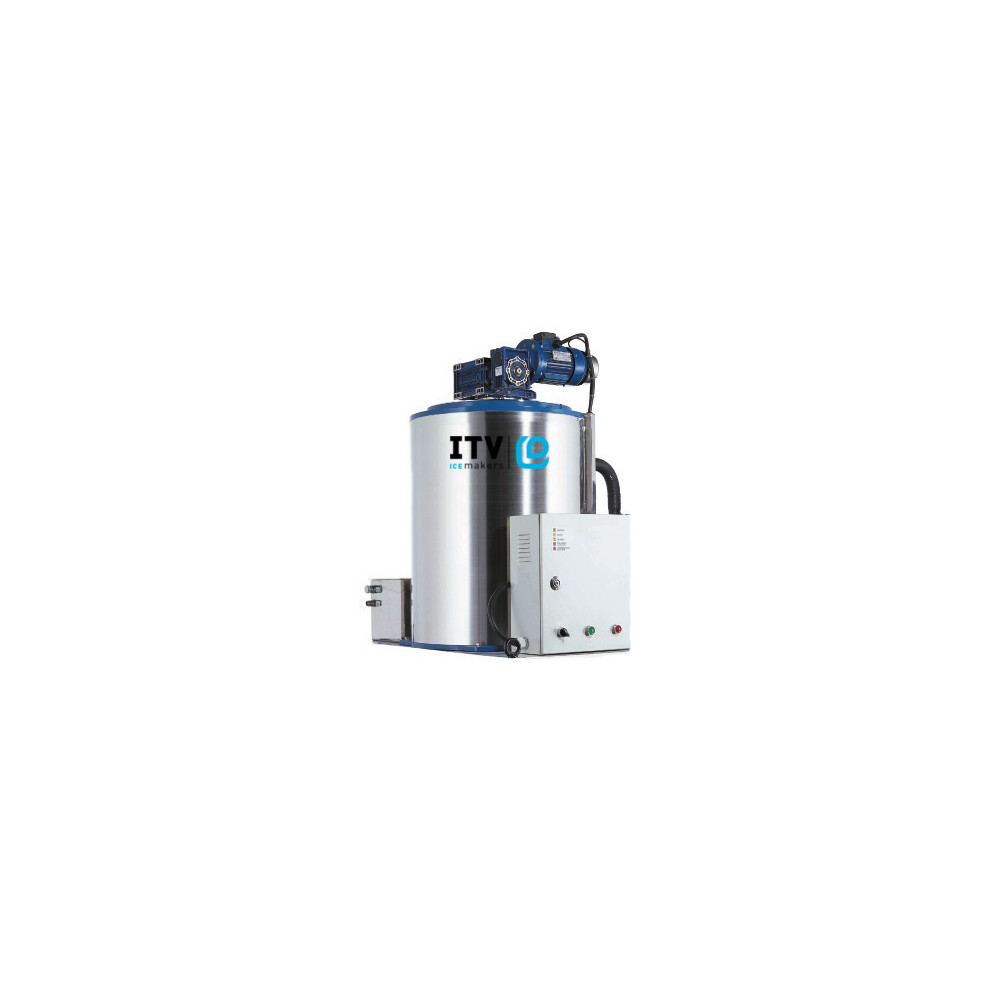 Machine à écailles SPLIT - Prod. (24H): +/- 400kg  - Glace à écailles (1,5 - 2,2mm)
