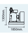 Machine à écailles SPLIT - Prod. (24H): +/- 5000kg  - Glace à écailles (1,5 - 2,2mm)