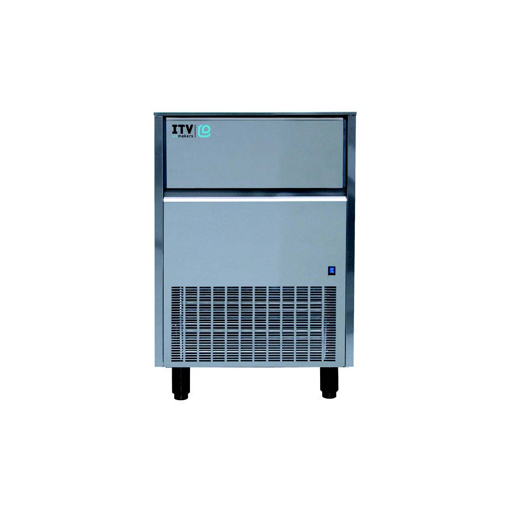 Machine à glaçons à injection - Prod. (24H): 75kg -  Glaçons pleins 17 g