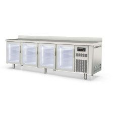Meuble 600 positif S-Line - 4 portes vitrées