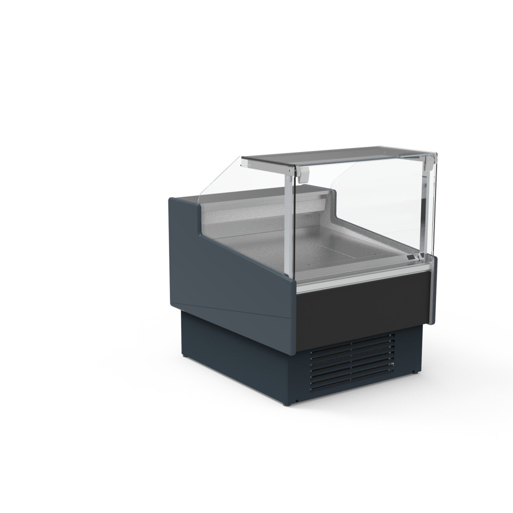 Vitrine réfrigérée avec vitre relevable prof 1200 - Vitre double droite - Longueur 997 - Avec réserve