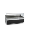 Vitrine horizontale pâtissière prof 960 - Vitre droite double basse - Longueur 1985
