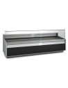 Vitrine horizontale pâtissière prof 960 - Vitre droite double basse - Longueur 2945