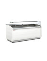 Vitrine gamme VALORIAN fond plat prof 890 - Vitrage bas - Longueur 1985
