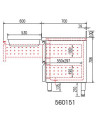 Kit tiroir pour meuble 700 MRG/MCG/MFC