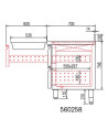 Kit tiroir pour meuble 700 MRG/MCG/MFC
