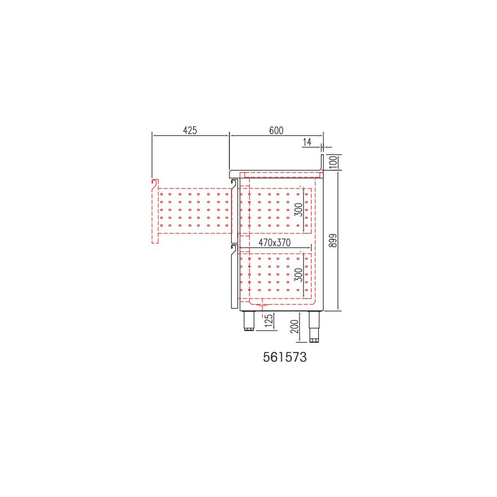 Kit tiroir pour meuble 600 FMR