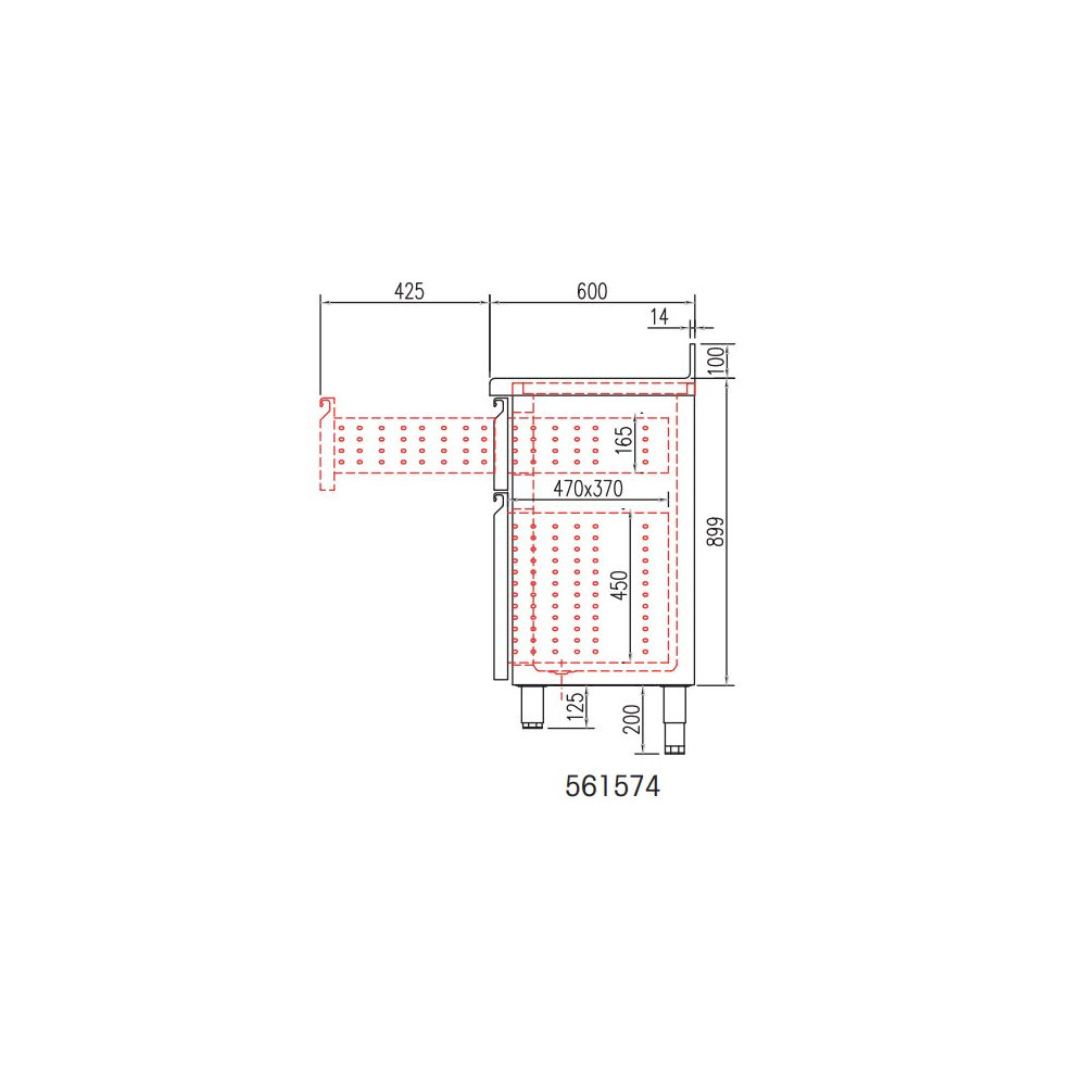 Kit tiroir pour meuble 600 FMR