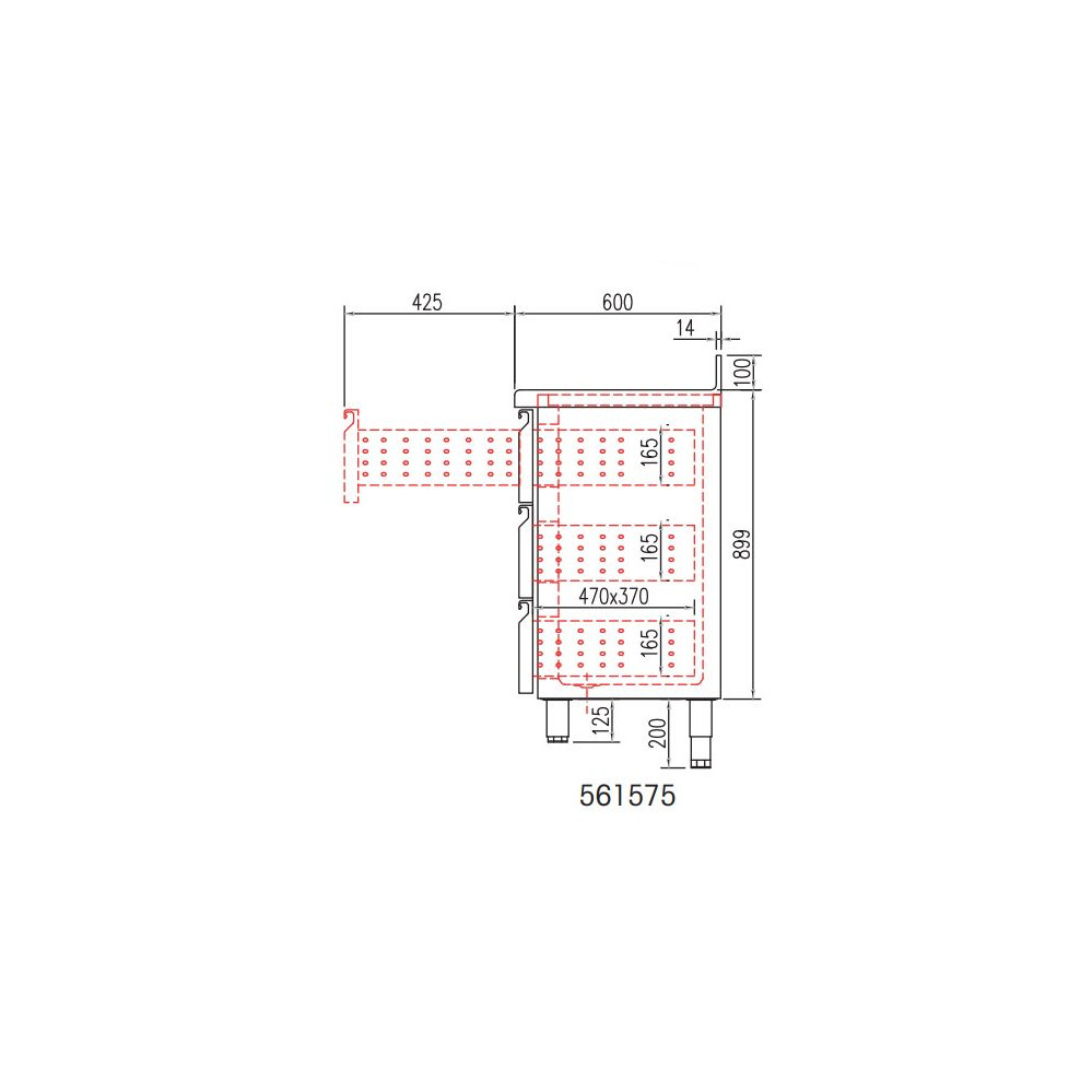 Kit tiroir pour meuble 600 FMR