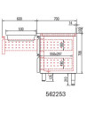 Kit tiroir pour meuble 700 TGR-S
