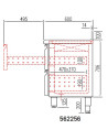 Kit tiroir pour meuble 600 TSR-S
