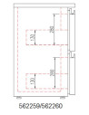 Kit tiroir pour meuble 530 - Snack bar